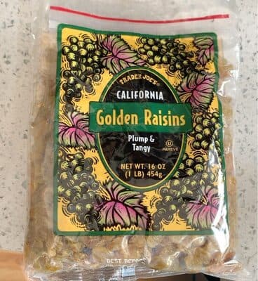 Golden Raisins California