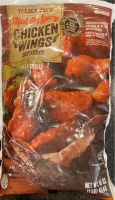 Hot & Spicy Chicken Wings Sections