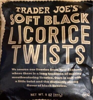 Black Soft Licorice Twists