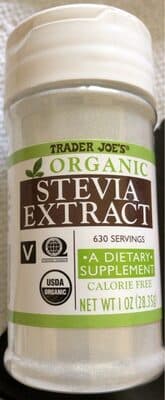 Organic Stevia Extract