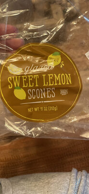 Glazed Sweet Lemon Scones
