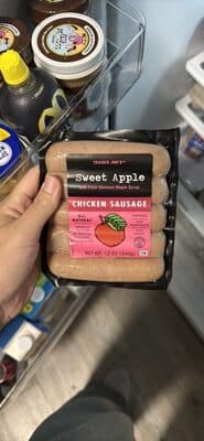 Sweet apple chicken sausage