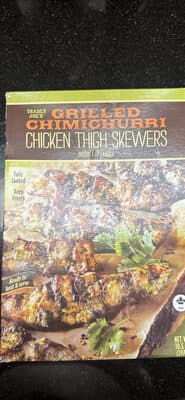Grilled Chimichurri Chicken Thigh Skewers