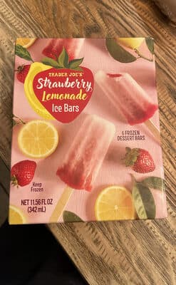 Strawberry Lemonade Ice Bars