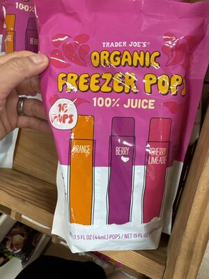 Organic Freezer Pops