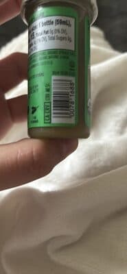Organic energy juice shot