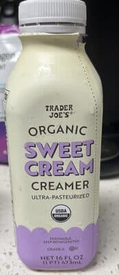 Organic Sweet Cream Creamer