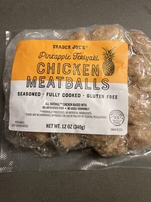 Pineapple Teriyaki Chicken Meatballs