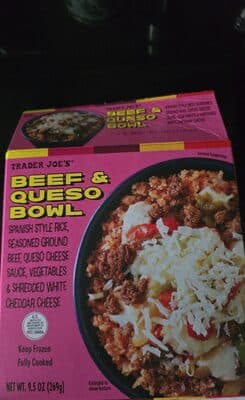 Beef & Queso Bowl