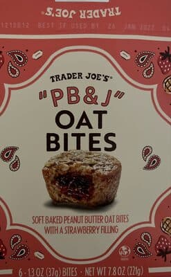 PB & J Oat Bites