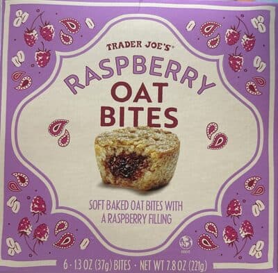 Raspberry Oat Bites