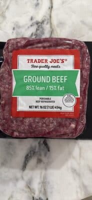 Ground Beef 85% Lean / 15% Fat