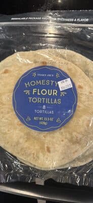 Handmade flour tortillas
