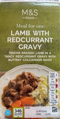 Lamb With Redcurrant Gravy