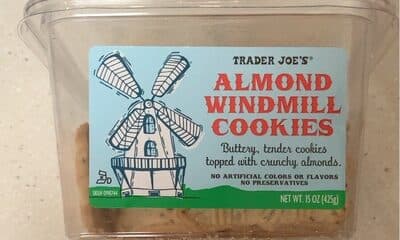 Almond windmill cookies