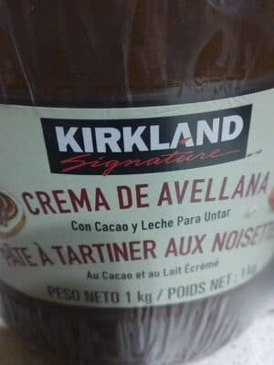 Pate a tartiner aux noisettes