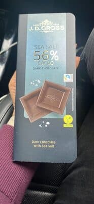 Chocolat noir à la pointe de sel