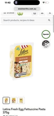 Egg Fettuccine