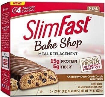 Chocolatey Crispy Cookie Dough Flavored Bake Shop Meal Replacement Bars