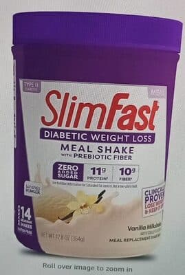 Meal Replacement Milkshake Mix, Vanilla