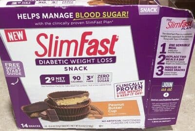 Peanut Butter Cup Diabetic Weight Loss Snack