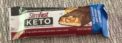 Keto Nutty Caramel and Nougat Bar