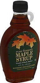 100% Pure Vermont Maple Syrup