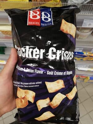 Sour Creme & Onion Cracker Crisps