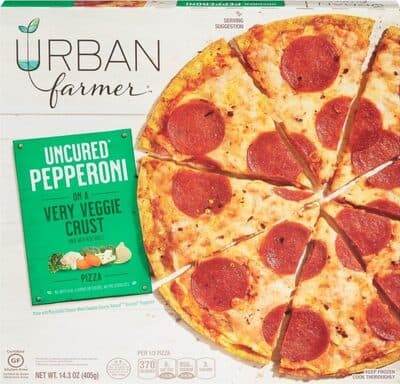 Uncured Pepperoni on a Very Veggie Crust Pizza