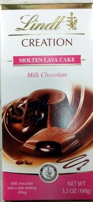 Molten Lava Cake Milk Chocolate