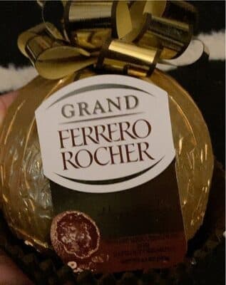 Hollow Milk Chocolate And Hazelnut Ornament