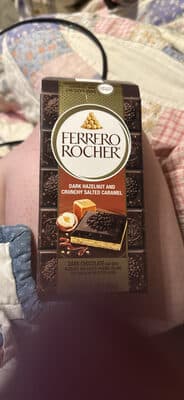 Salted Caramel & Hazelnut Dark Chocolate Bar