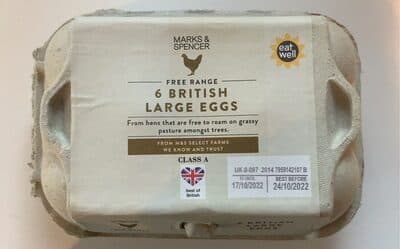British Large Eggs