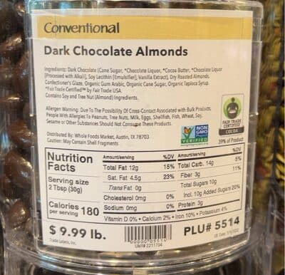 Dark Chocolate Almonds