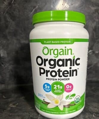 Organic Protein Powder Vanilla Bean Flavored