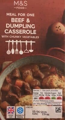 Beef and Dumpling Casserole