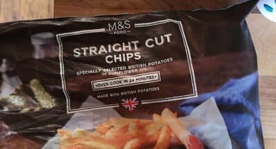 Straight cut chips