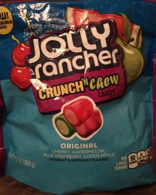 Crunch'n Chew Candy, Cherry, Watermelon, Blue Raspberry, Green Apple