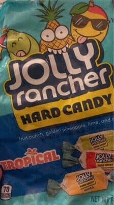 Fruit Punch, Golden Pineapple, Lime, And Mango Tropical Hard Candy