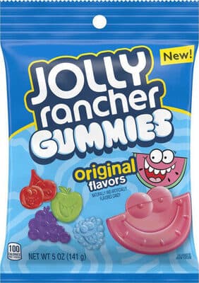 Green Apple, Blue Raspberry, Cherry, Grape & Watermelon Original Flavors Candy Gummies