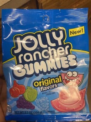Green Apple, Blue Raspberry, Cherry, Grape & Watermelon Original Candy Gummies