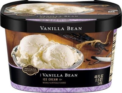 Vanilla Bean Flavored Ice Cream