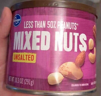 Unsalted Mixed Nuts