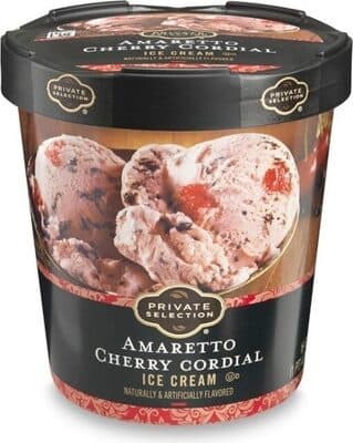 Amaretto Cherry Cordial Ice Cream