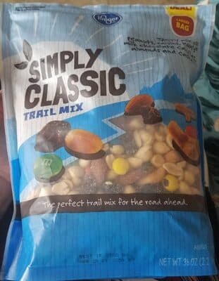 Simply classic trail mix