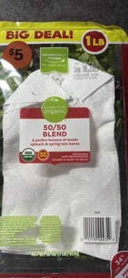 Organic Spinach & Spring Mix Leaves