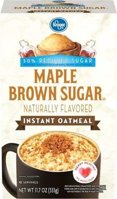 Maple Brown Sugar Instant Oatmeal