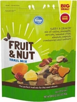 Fruit & nut trail mix