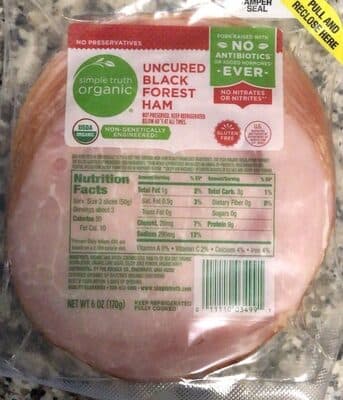 Incured blackforest ham
