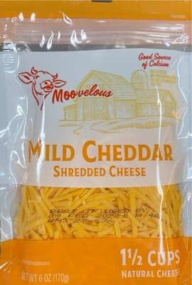 Mild Cheddar Shredded Natural Cheese